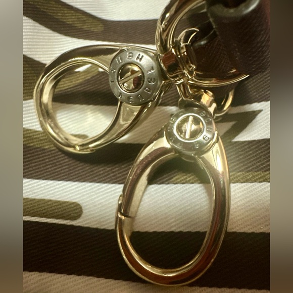 Henri Bendel NWOT Saffiano Leather Satchel & Crossbody - Burgundy + Dust Bag - Picture 9 of 17